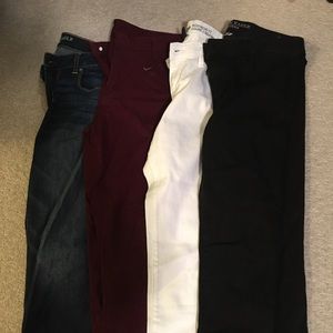 Two pairs of American Eagle jeans